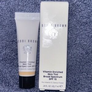 Bobbi Brown Vitamin Enriched Skin Tint SPF 15 Light 1 0.24 oz New